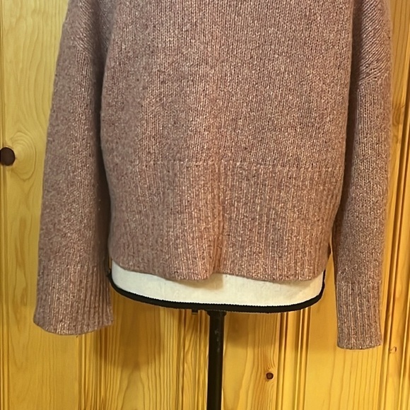 Naadam Marled Pink Cashmere Turtleneck Sweater Sz-S - Picture 6 of 8